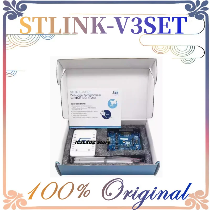  x STLINK-V3SET μ  STM8S STM32 α׷, 5V USB 2.0, JTAG DFU, ST LINK V3   , ǰ, Ʈ 1 